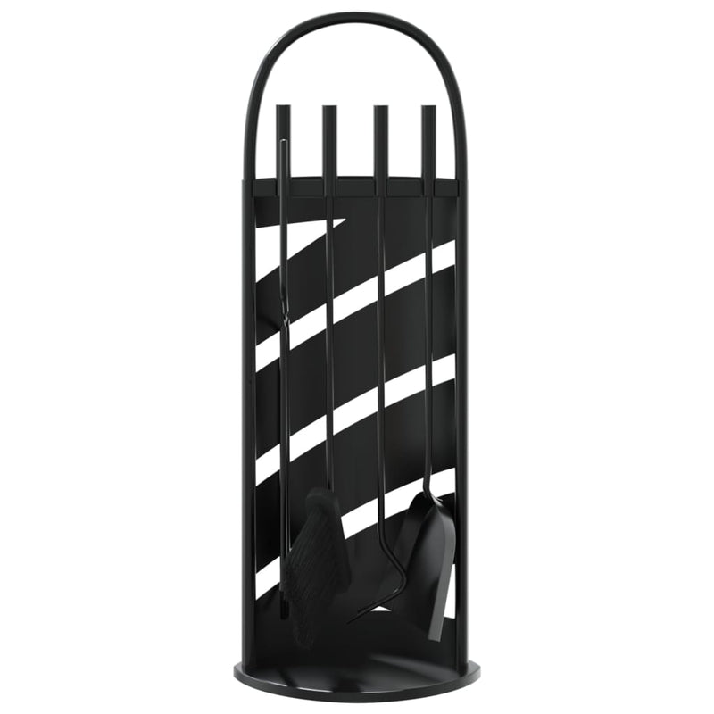 5-Delige Openhaardgereedschapset 23X15X66 Cm Staal