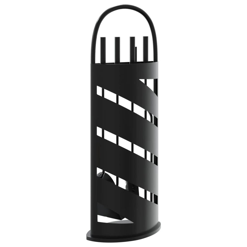 5-Delige Openhaardgereedschapset 23X15X66 Cm Staal