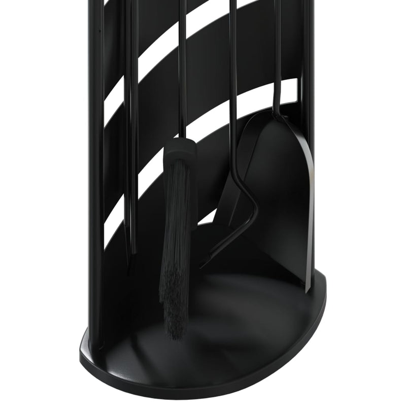 5-Delige Openhaardgereedschapset 23X15X66 Cm Staal