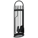 5-Delige Openhaardgereedschapset 23X15X66 Cm Staal