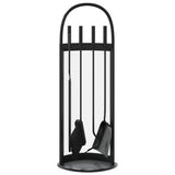 5-Delige Openhaardgereedschapset 23X15X66 Cm Staal