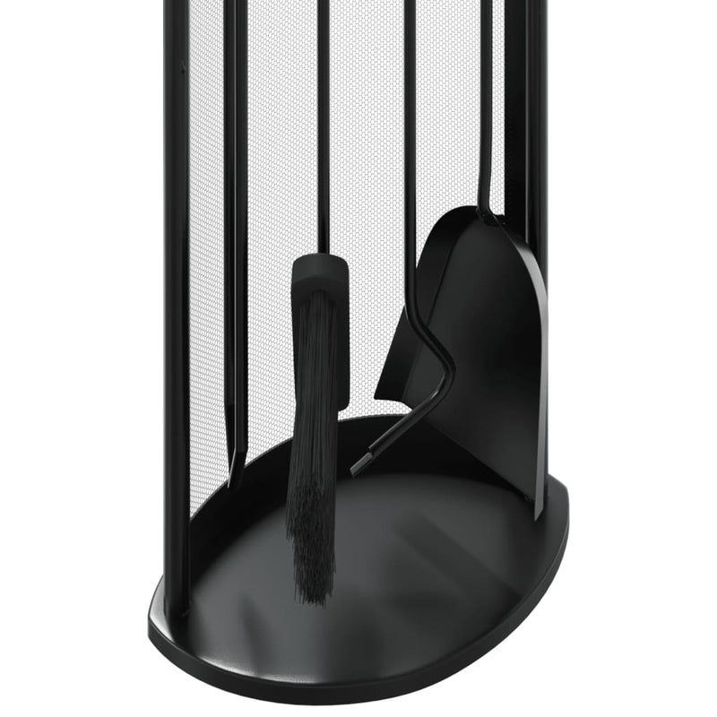 5-Delige Openhaardgereedschapset 23X15X66 Cm Staal