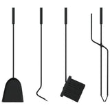 5-Delige Openhaardgereedschapset 23X15X66 Cm Staal