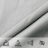 Zonnezeil 6X5 M 100% Polyester Oxford Lichtgrijs