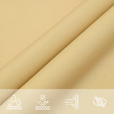 Zonnezeil 100% Polyester Oxford Kleurig Zand