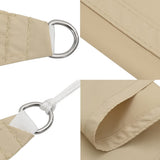 Zonnezeil 100% Polyester Oxford Beige