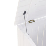 Wasmand Met Wielen Rana 45X45X64 Cm Massief Grenenhout Wit