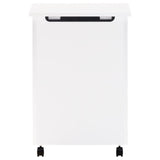 Wasmand Met Wielen Rana 45X45X64 Cm Massief Grenenhout