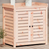 Oppottafel Met Schappen 82,5X50X86,5 Cm Massief Grenenhout