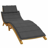 Ligbedkussen 186X58X4 Cm Stof Gemêleerd Crèmekleurig