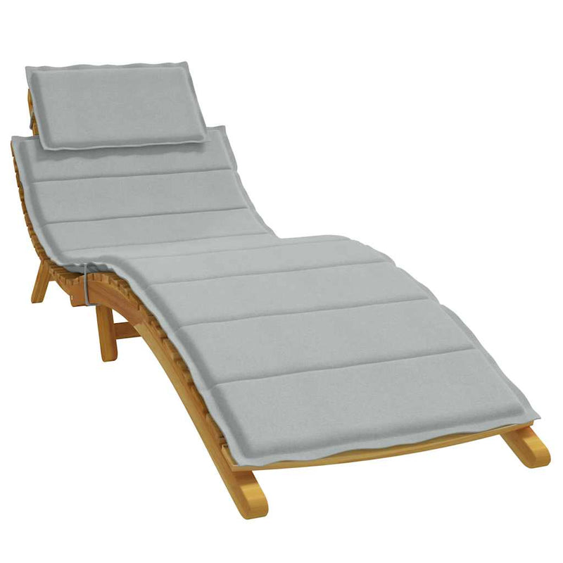 Ligbedkussen 186X58X4 Cm Stof Gemêleerd Crèmekleurig