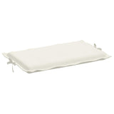 Ligbedkussen 186X58X4 Cm Stof Gemêleerd Crèmekleurig