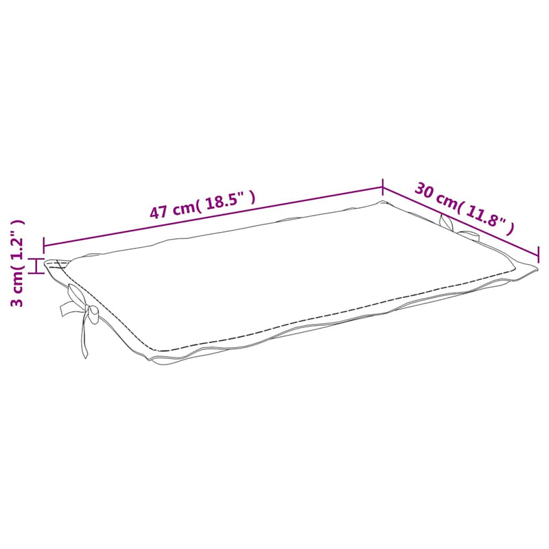 Ligbedkussen 186X58X4 Cm Stof Gemêleerd Crèmekleurig