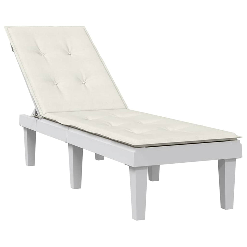 Terrasstoelkussen (75+105) X 50 X 4 Cm Stof Gemêleerd Rood