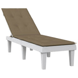 Terrasstoelkussen (75+105) X 50 X 4 Cm Stof Gemêleerd Rood