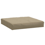Palletkussens 2 St Stof Gemêleerd Taupe