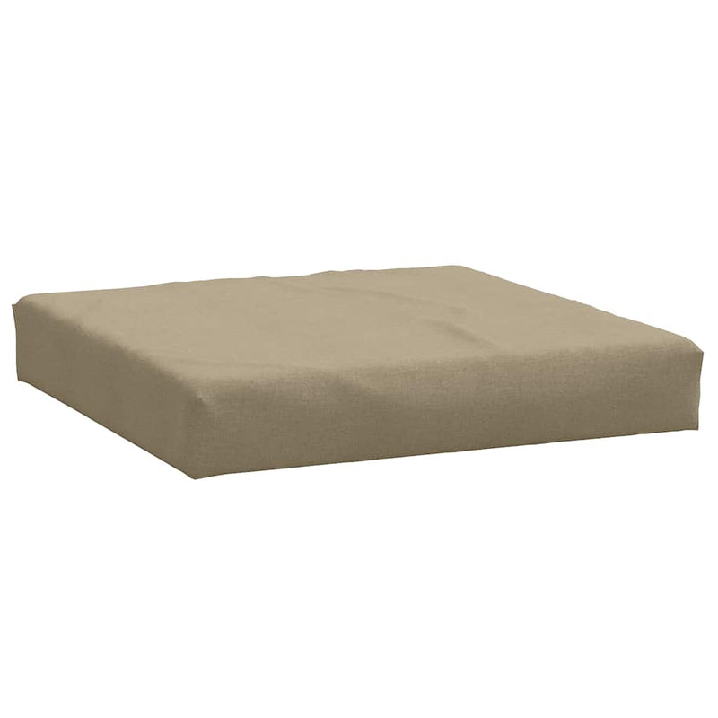 Palletkussens 2 St Stof Gemêleerd Taupe