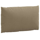 Palletkussens 2 St Stof Gemêleerd Taupe