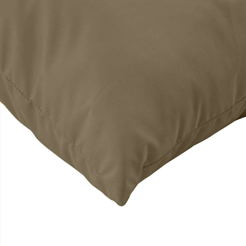 Palletkussens 2 St Stof Gemêleerd Taupe