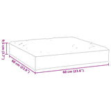 Palletkussen 60X60X9,5 Cm Stof Gemêleerd