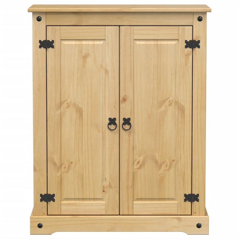 Schoenenkast Corona 86X38,5X108 Cm Massief Grenenhout