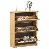 Schoenenkast Corona 99X32X Massief Grenenhout