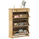 Schoenenkast Corona 99X32X Massief Grenenhout
