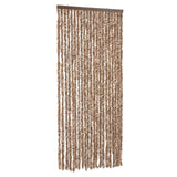 Vliegengordijn Chenille Beige En Donkerbruin