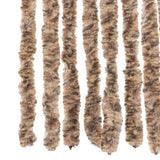 Vliegengordijn Chenille Beige En Donkerbruin