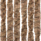 Vliegengordijn Chenille Beige En Donkerbruin