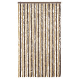 Vliegengordijn Chenille Donkerbruin En Beige