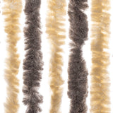 Vliegengordijn Chenille Donkerbruin En Beige