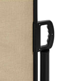 Windscherm Uittrekbaar Beige