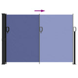 Windscherm Uittrekbaar Blauw