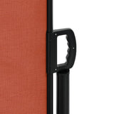 Windscherm Uittrekbaar 180X600 Cm Terracotta Wit