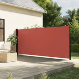 Windscherm Uittrekbaar 180X600 Cm Terracotta Wit