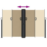 Windscherm Uittrekbaar Beige