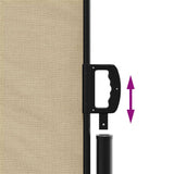 Windscherm Uittrekbaar Beige