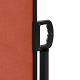 Windscherm Uittrekbaar Kleurig Terracotta