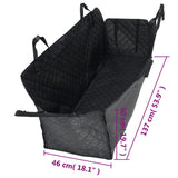 Autostoelhoes Voor Honden 137X46X50 Cm Zwart Hek