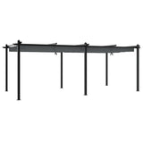 Prieel Met Uittrekbaar Dak 3X6 M Aluminium Kleurig
