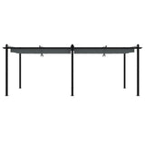 Prieel Met Uittrekbaar Dak 3X6 M Aluminium Kleurig