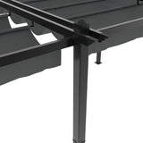 Prieel Met Uittrekbaar Dak 3X6 M Aluminium Kleurig