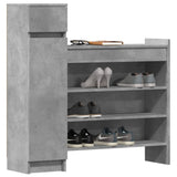 Schoenenkast 100,5X28X100 Cm Bewerkt Hout