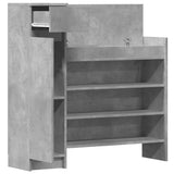 Schoenenkast 100,5X28X100 Cm Bewerkt Hout