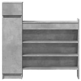 Schoenenkast 100,5X28X100 Cm Bewerkt Hout
