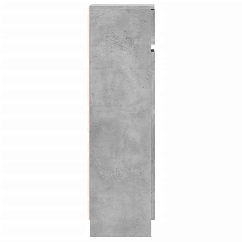 Schoenenkast 100,5X28X100 Cm Bewerkt Hout