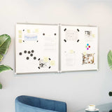Whiteboard Magnetisch Inklapbaar 120X80X1,7 Cm Aluminium