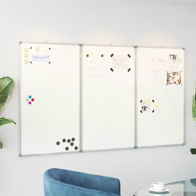 Whiteboard Magnetisch Inklapbaar 180X100X1,7 Cm Aluminium