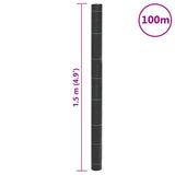 Worteldoek 1,5X100 M Polypropeen Zwart